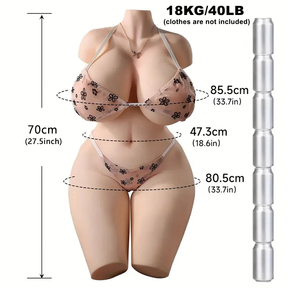 Pagga Torso Queen – Realistische Sekspop met Borsten & Heupen