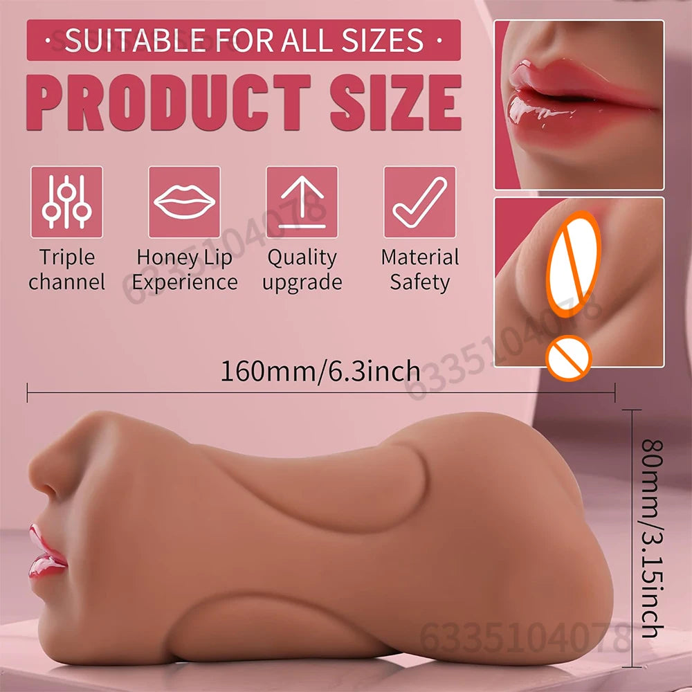 Pagga TripleX Masturbator – Mond, Vagina & Anaal in 1