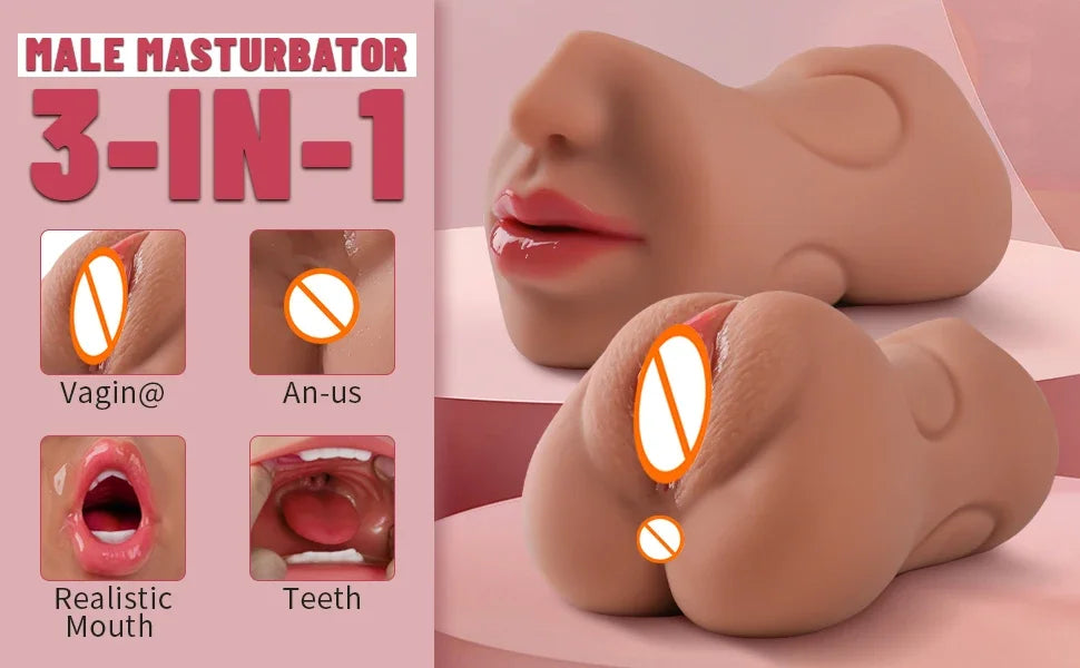 Pagga TripleX Masturbator – Mond, Vagina & Anaal in 1